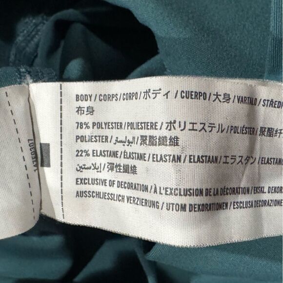 Abercrombie and Fitch YPB sculptLUX 7/8-Length Leggings Teal Women’s Small - Picture 3 of 5